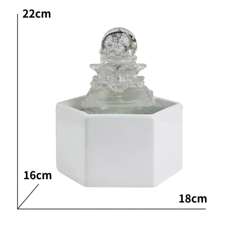 Luxury Crystal Water Fountain Sorceress Sanctuary