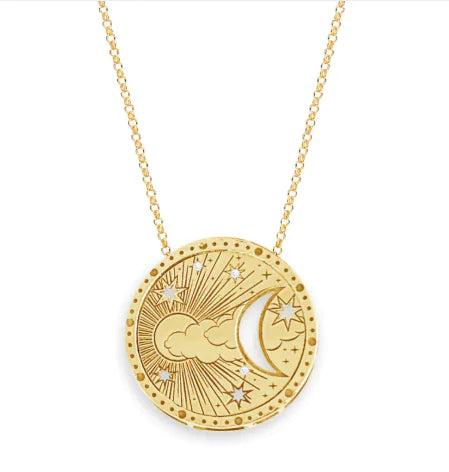 Tarot Stainless Steel Pendant Necklace Sorceress Sanctuary