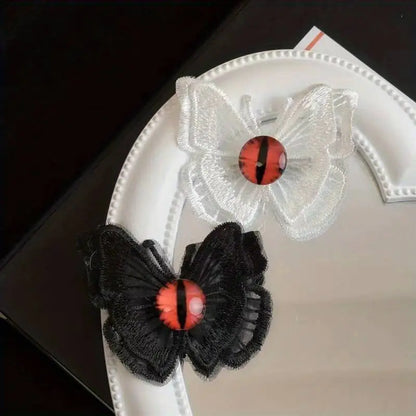 Butterfly Embroidery Hairpin Clip