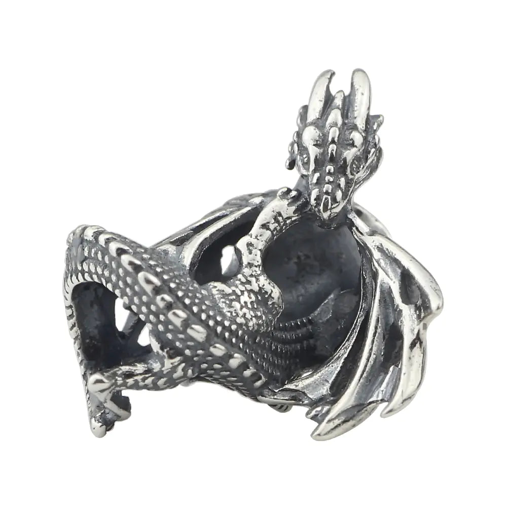 Silver Ice Dragon Bead Bracelet Sorceress Sanctuary