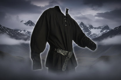 Medieval Stand Collar Shirt