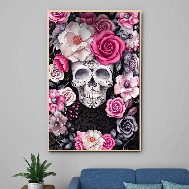 5D DIY Diamond Painting Kit | Halloween Skull