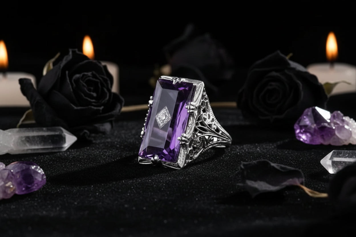 Sorceress Amethyst Ring