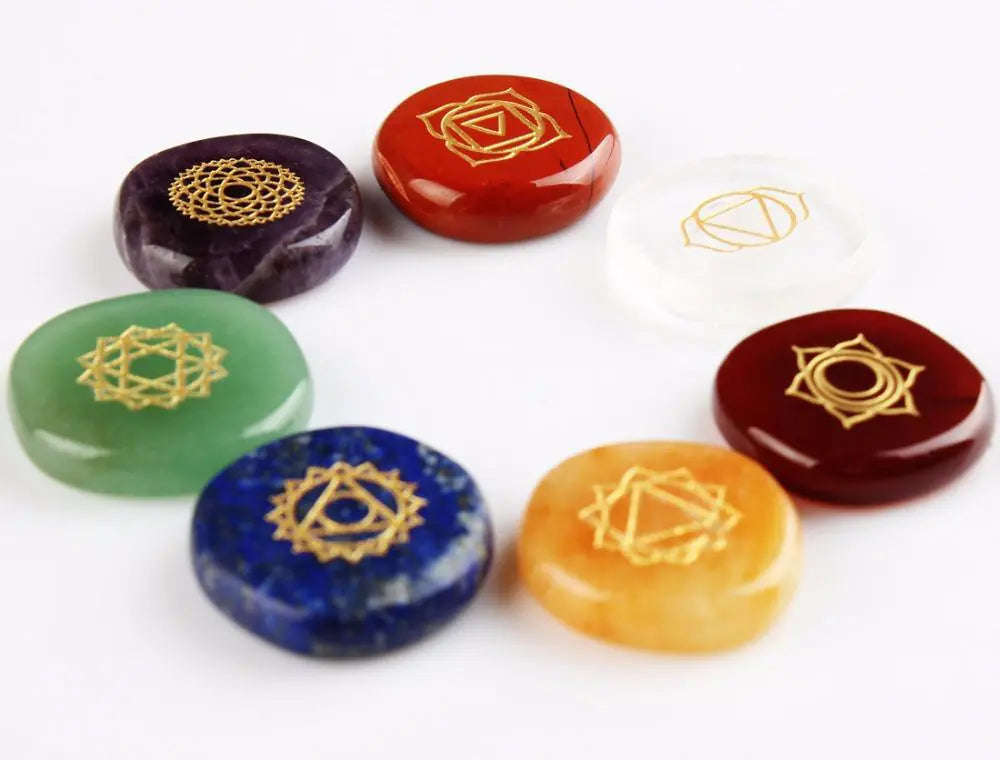 Chakra Energy Stones | Runes Set Sorceress Sanctuary