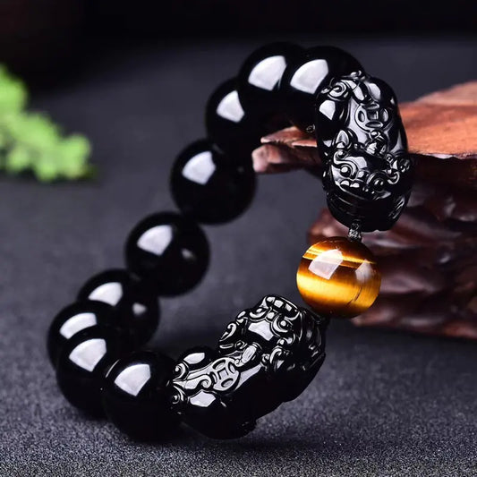 Obsidian Wealth Bracelet