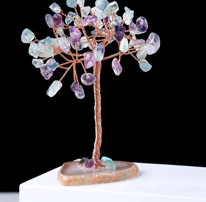 Natural Crystal Tree |  Amethyst Base Sorceress Sanctuary