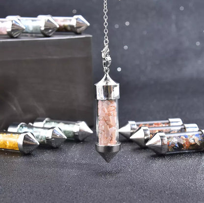 Chakra Wishing Bottle Pendulum Sorceress Sanctuary