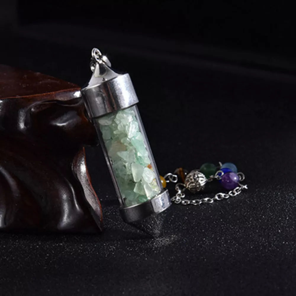 Chakra Wishing Bottle Pendulum Sorceress Sanctuary