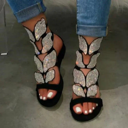 Enchanting Rhinestone Sandals