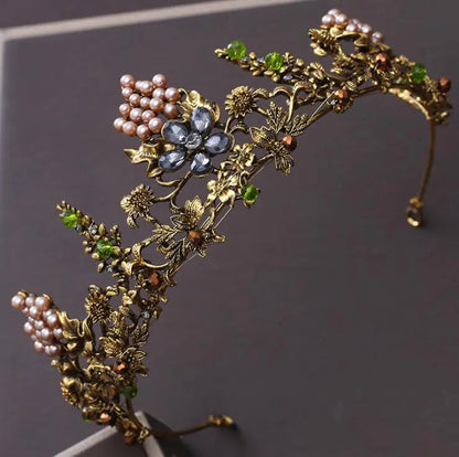 Enchanted Forest | Crystal Flower Tiara Sorceress Sanctuary