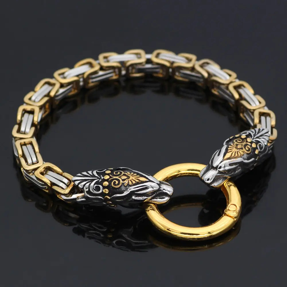 Nordic Wolf Emperor Bracelet