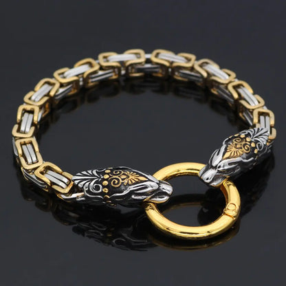 Nordic Wolf Emperor Bracelet
