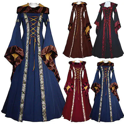 Victorian Steampunk Hooded Dress