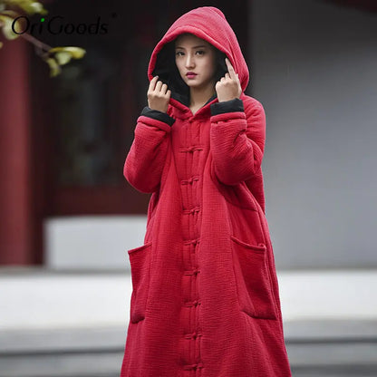 Retro Hooded Wiccan Robe