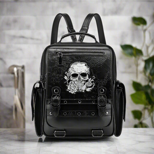 Skull Head Embroidered | Shoulder Bag