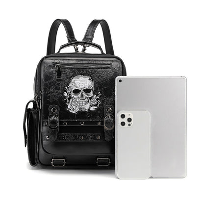 Skull Head Embroidered | Shoulder Bag