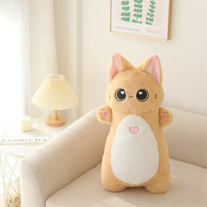 Siamese Cat & Pig Long Plushies
