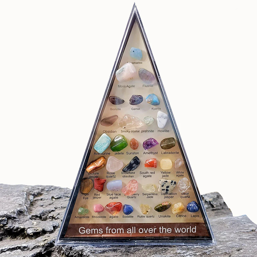 Natural Gemstone Set | 36 Specimens Sorceress Sanctuary