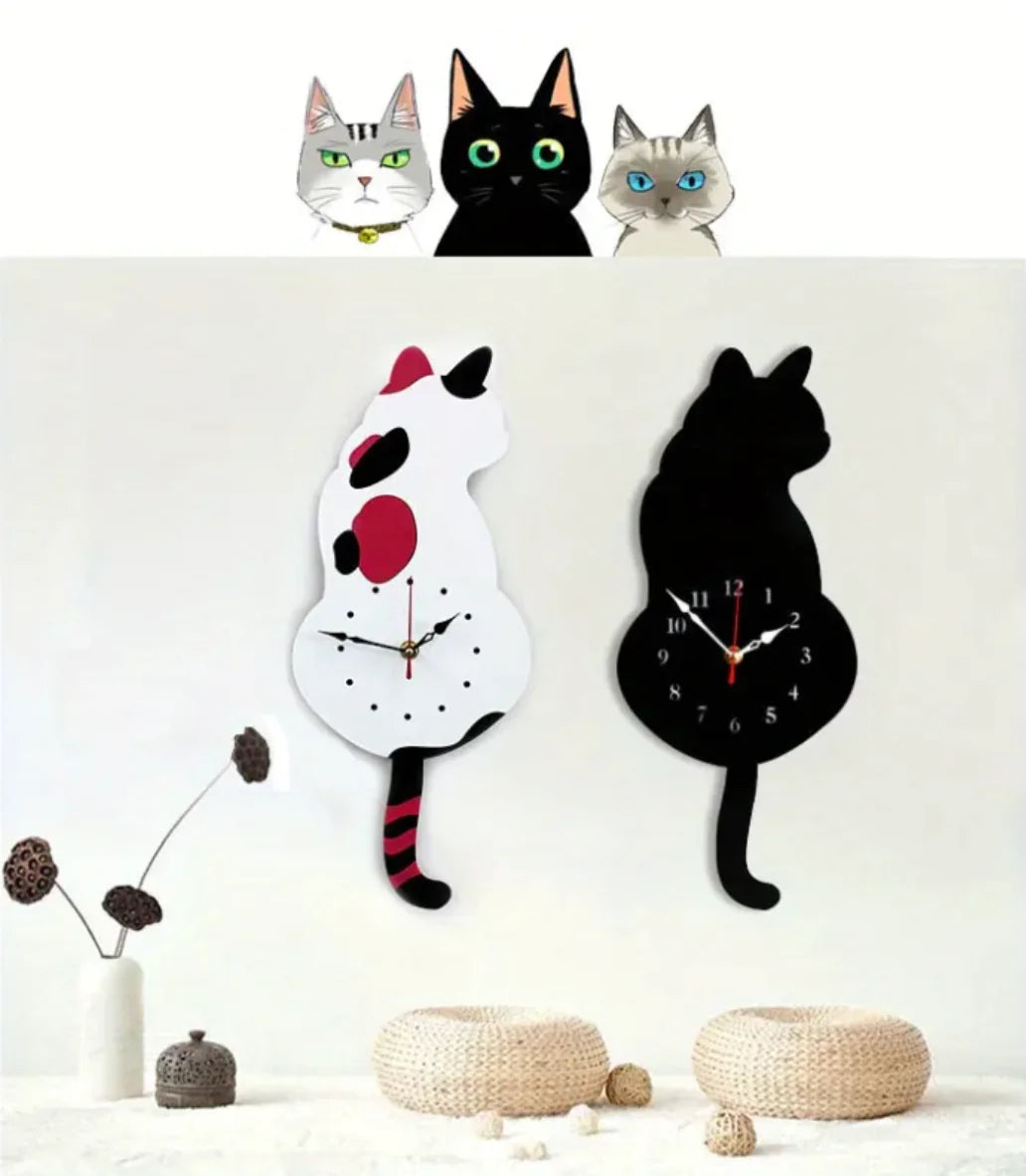 Mystical Cat Clock