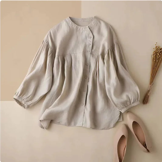 Organic Cotton Linen Shirt