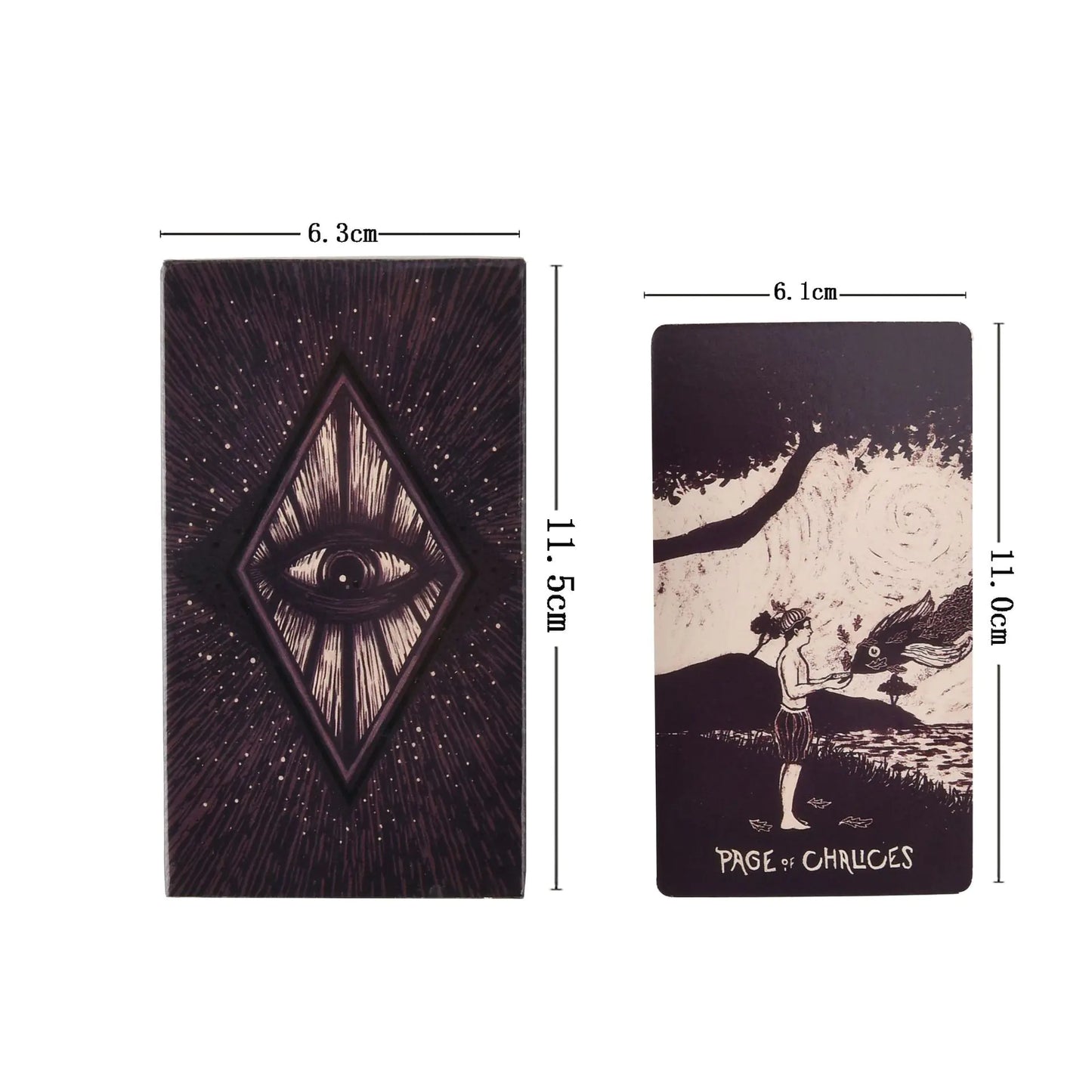 Black & White Light Visions | Tarot Cards