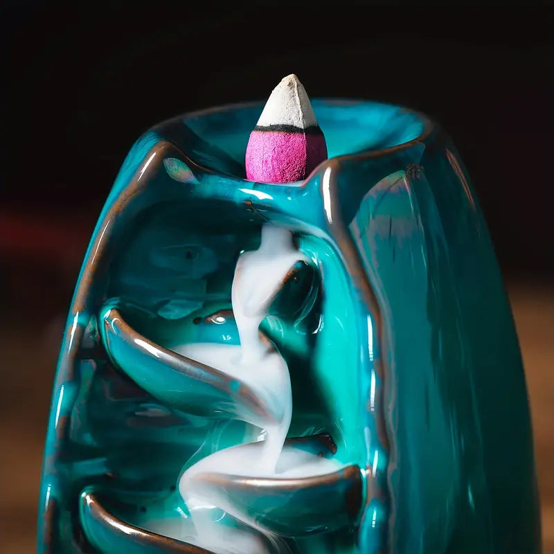 128pcs Aromatic Backflow Incense Cones for Meditation Sorceress Sanctuary