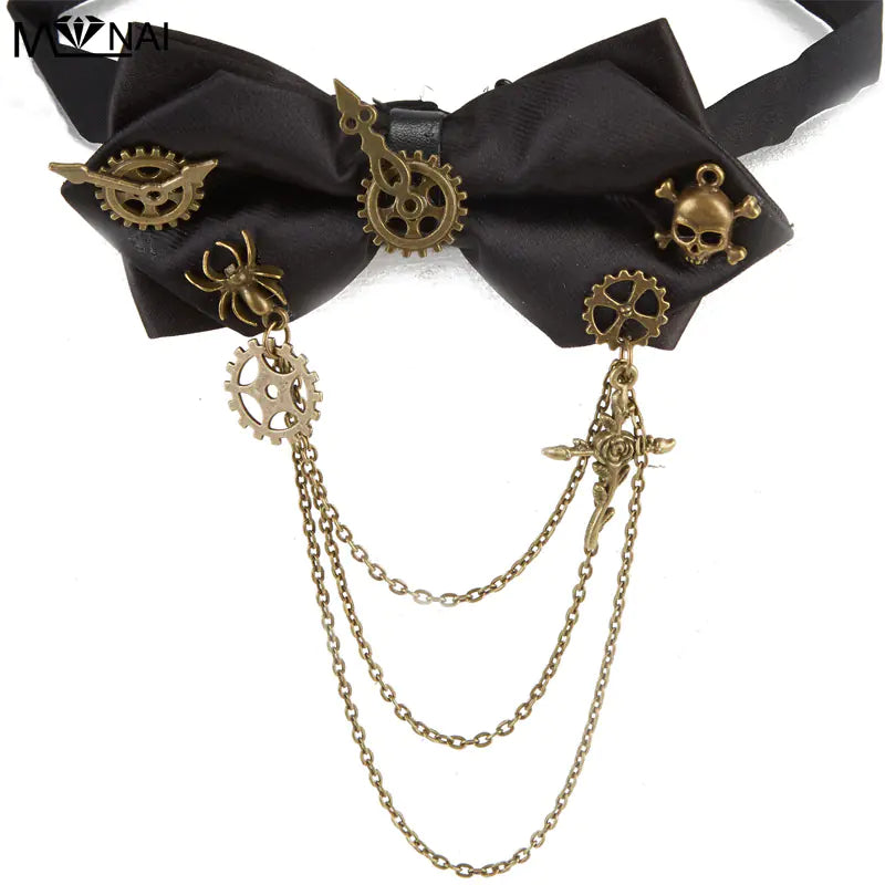 Steampunk Gothic Bow Tie