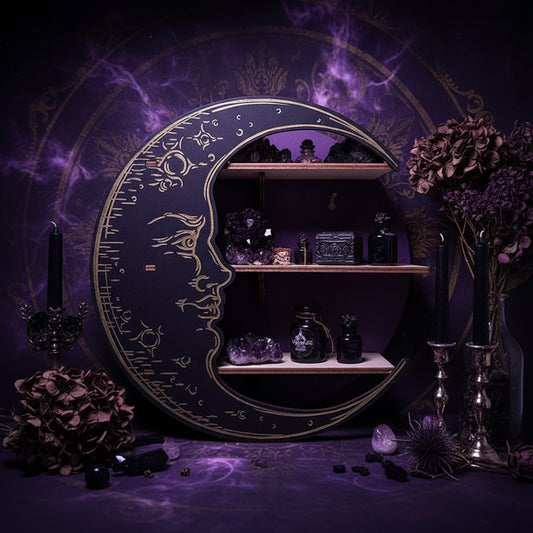 Moon Crystal Shelf