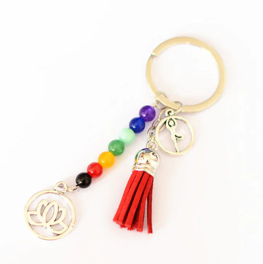 Chakra Lotus Talisman Keychain