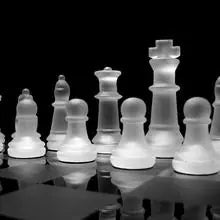 Mystic Glass Chess Set