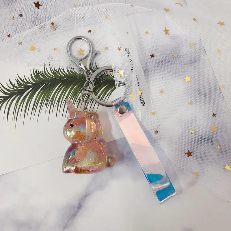 Unicorn Crystal Keychain