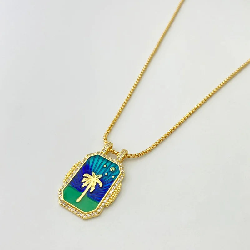 Gilded Tarot Pendant