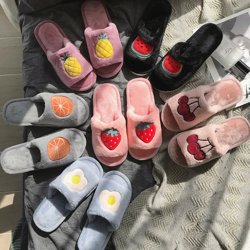 Fruity Plush Slippers
