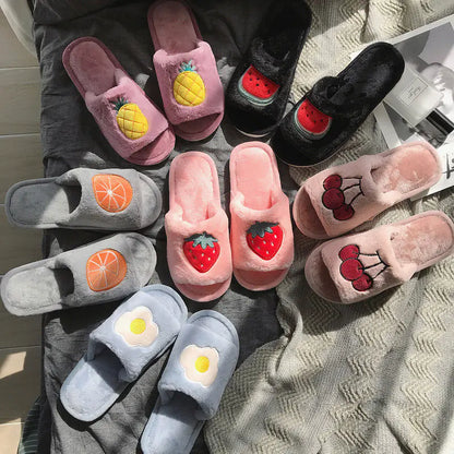 Fruity Plush Slippers