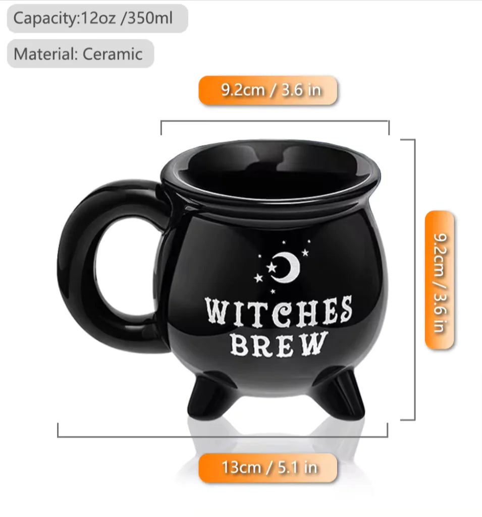 Enchanting Ceramic Witch Mug