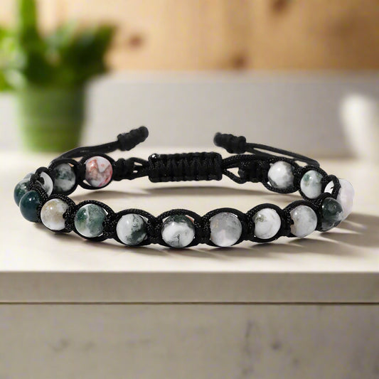 Natural Stone Crystal Beads Bracelet