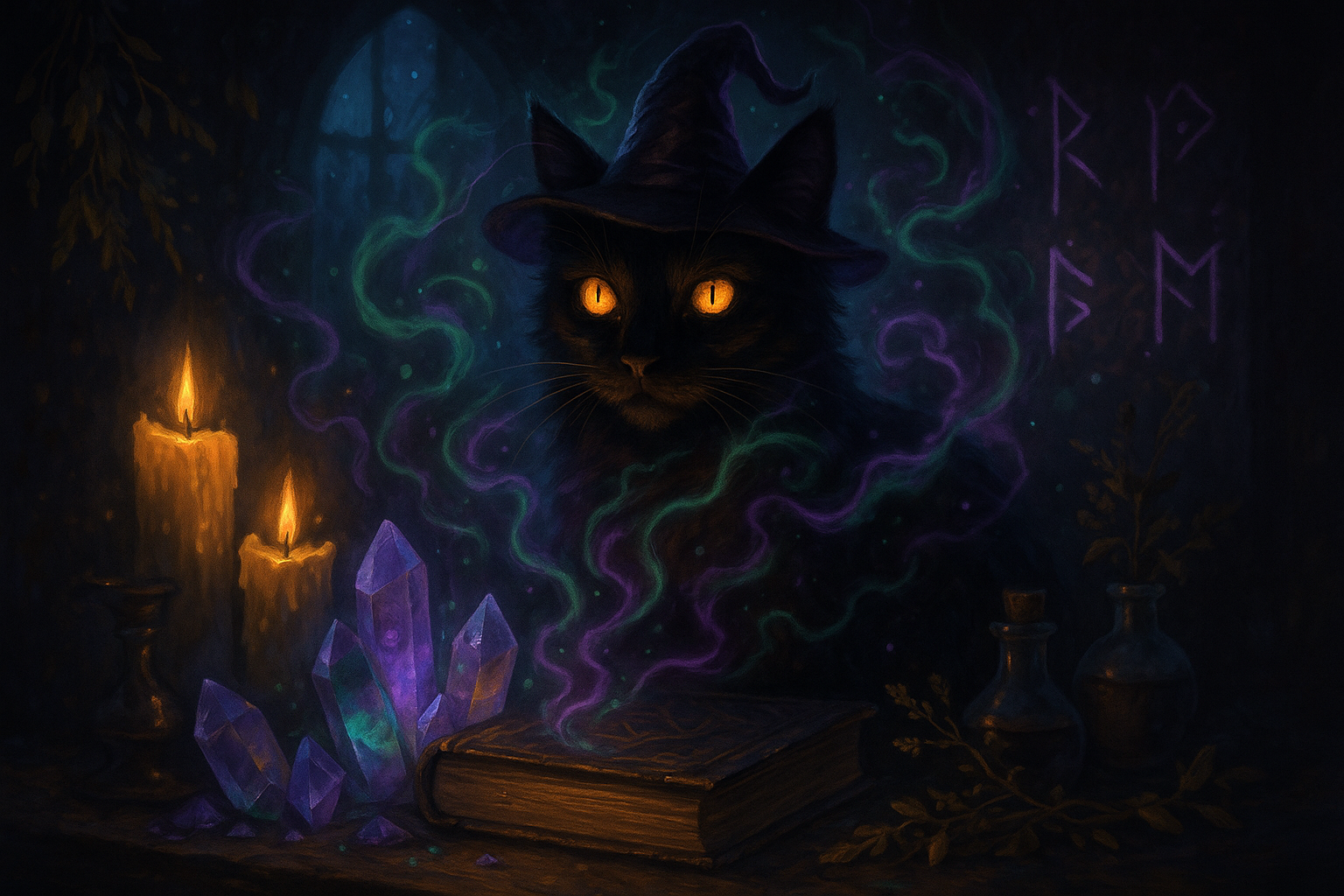 witchy cat