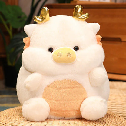 Cute Dragon Pig Plush Familiar