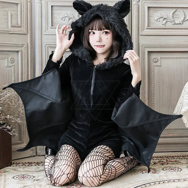 Cozy Evil Bat | Demon Romper
