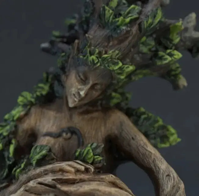 Forest Goddess & Bird Sculpture