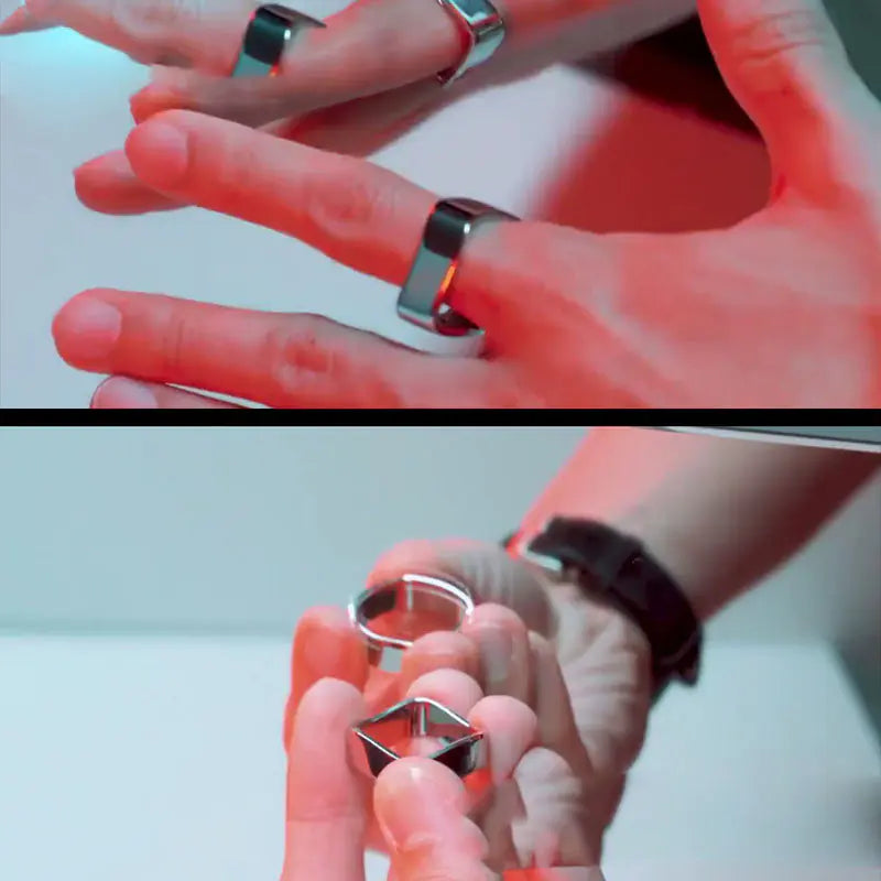Metal Illusion Magic Ring