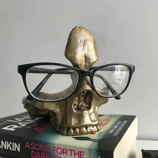 Gothic Skull Eyeglass Holder
