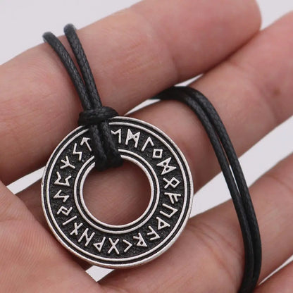 Viking Rune Circle Necklace