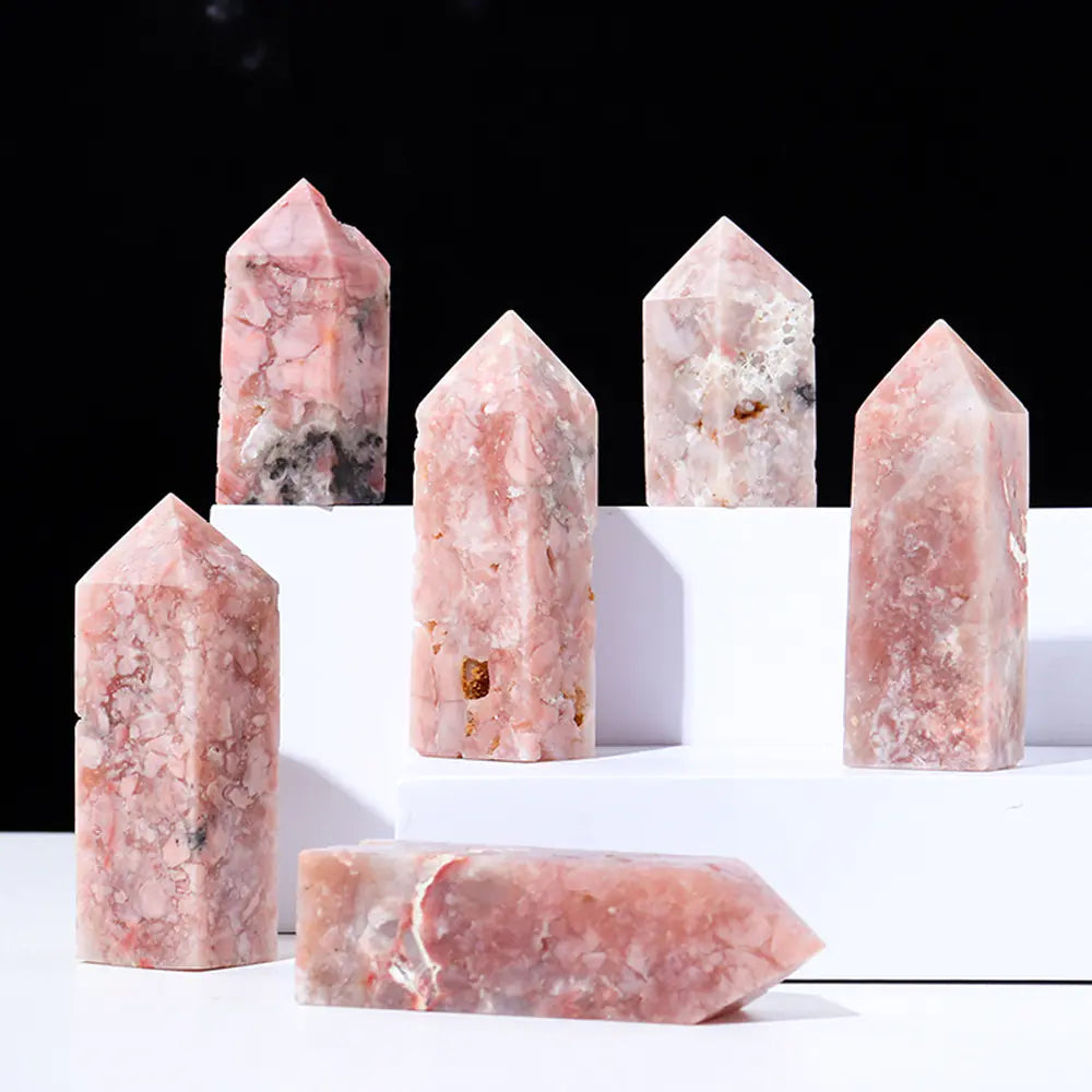 Polished Pink Crystal | Point Column