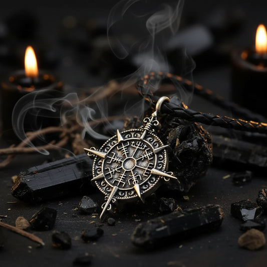 Odin Symbol Spear Pendant Necklace, Norse Mythology Cross Sorceress Sanctuary