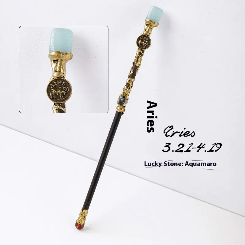 Zodiac Crystal Magic Wand