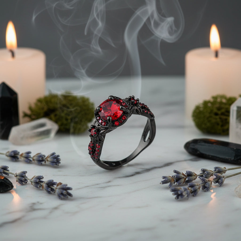 Crimson Black Ring