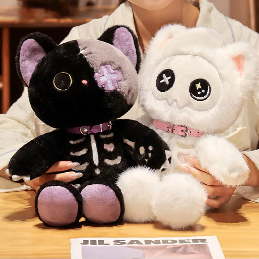 Devil Skeleton Cat Plushie