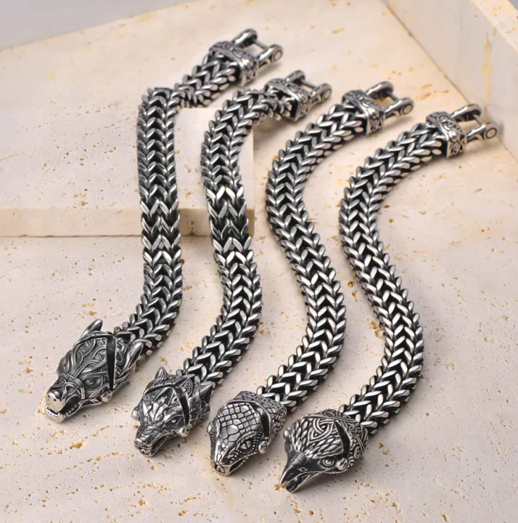 Titanium Viking Bracelet Sorceress Sanctuary