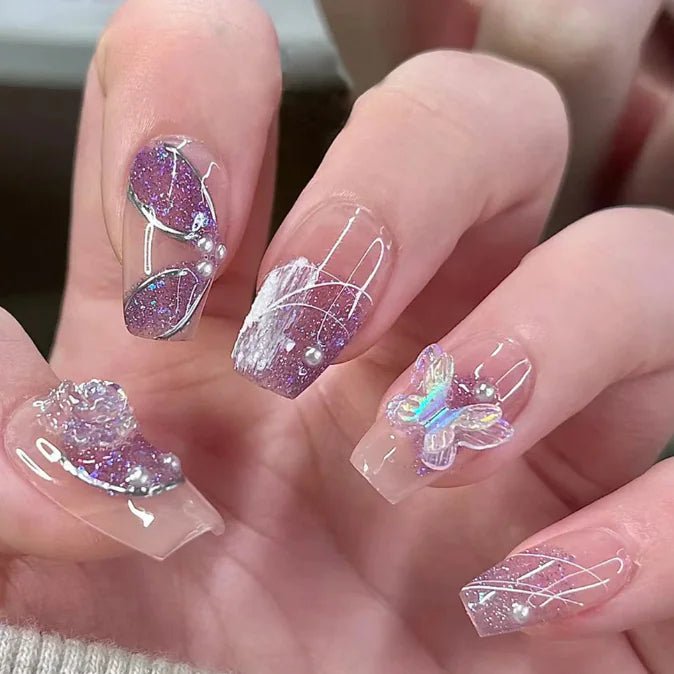 Fairy Butterfly Nails